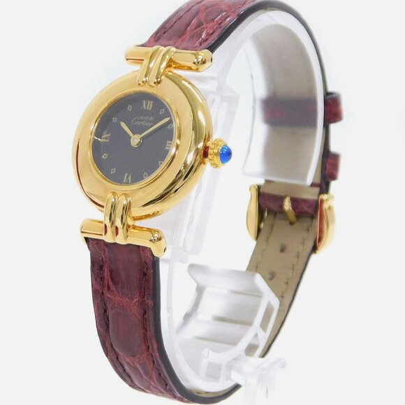 Cartier Must de VERMEIL Gold Quartz Ladies Watch With BOX main image 5